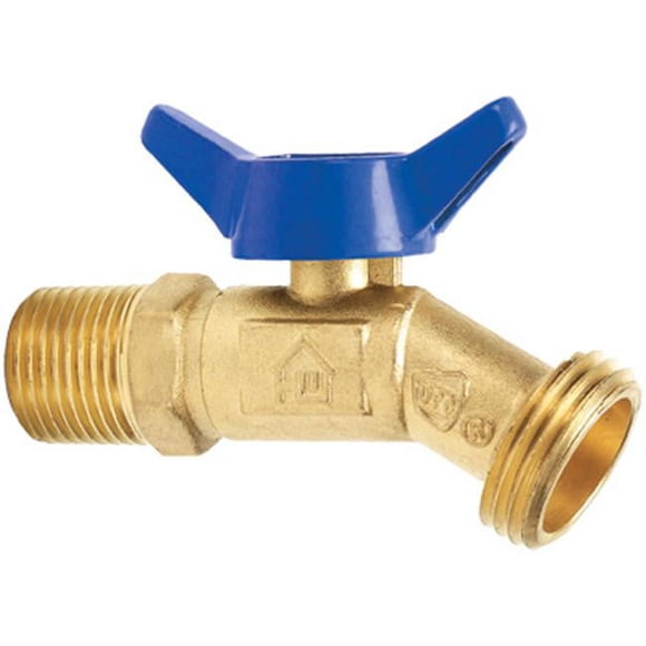 Homewerks VHNQTRC3B 0.5 In. Male Iron Pipe No Kink Hose Bibb