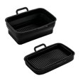 thumbnail image 1 of Silicone Tray Baking Baskets Pot Reusable For Ninja Air Fryer Accessories Heating Baking Pan, 1 of 4
