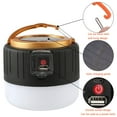 thumbnail image 3 of Solar LED Camping Lantern Rechargeable, Emergency Lantern - Remote Control Flashlight Tent Lights, Power Bank, 3 Light Modes, Outdoor Camping Travel Fishing Hiking Light, 3 of 5