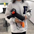 thumbnail image 4 of Penguin Plush Backpack Cartoon Cute Pingued Plush Toy Soft Stuffed Animal Shoulder Bag For Kids Girls Christmas Birthday Gifts, 4 of 5