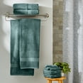 thumbnail image 4 of Better Homes & Gardens Signature Soft Solid Cotton Hand Towel, Nimbus Blue, 4 of 15
