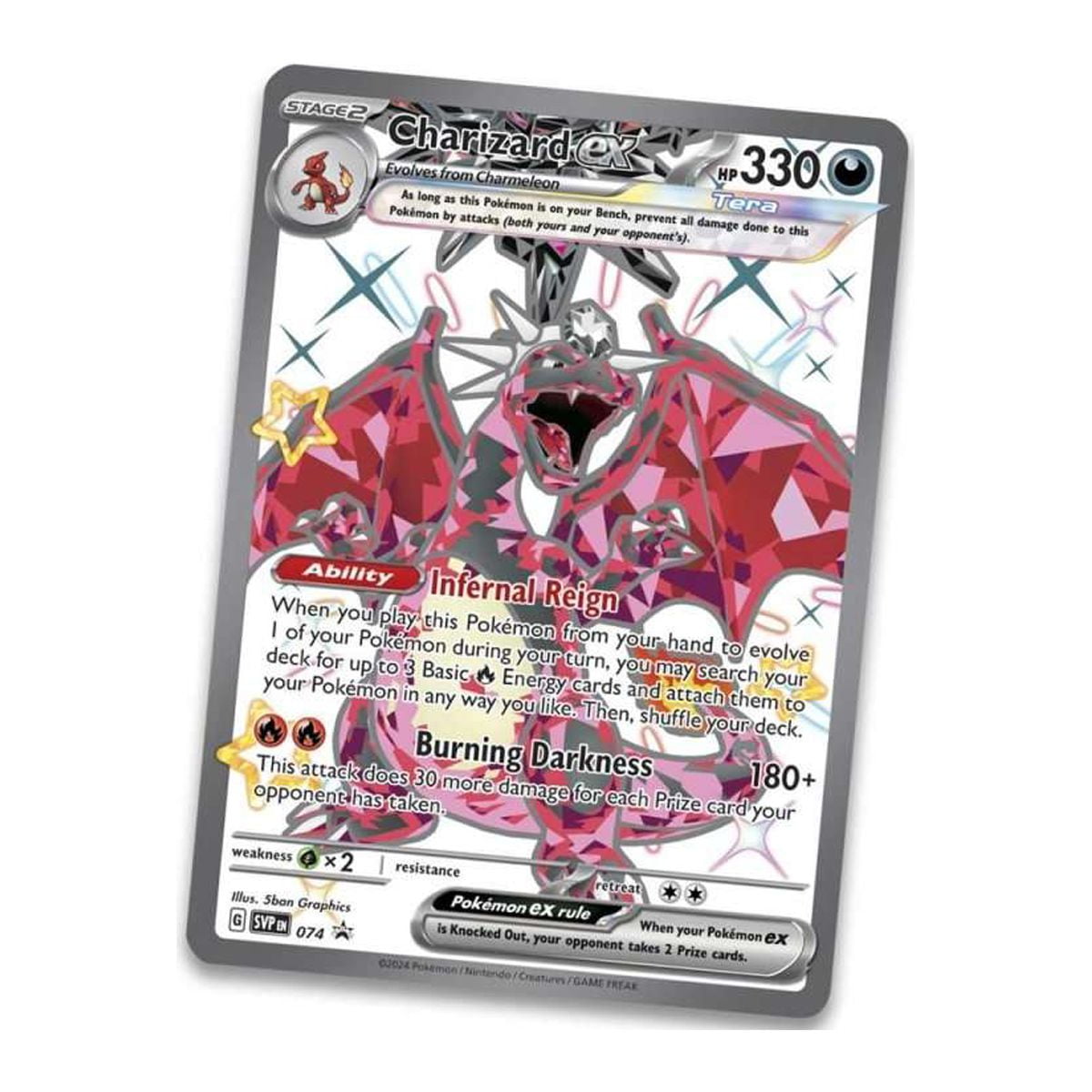 pokemon trading card games sv4.5 paldean fates tin charizard Pokemon Trading Card Games SV4.5 Paldean Fates Tin Charizard