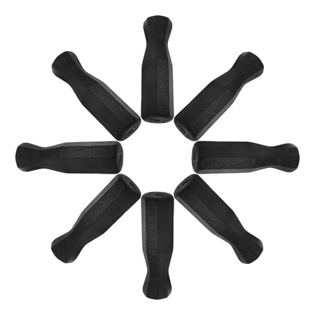 Masteelf 8 Pcs Football Table Handle 11.70X3.40X3.40CM Black