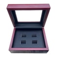 thumbnail image 1 of Vitrina para anillos de , organizador de anillos para colección, caja de almacenamiento, estuche de almacenamiento, soporte de exhibición de 4 hoyos, 1 of 8