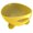 Yellow, variant on Pet Life ® 'Modero' Dishwasher Safe Modern Tilted Dog Bowl