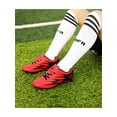 thumbnail image 4 of UKAP Chaussures de Soccer pour Filles et Garçons, Espadrilles de Sport à Bout Rond, Chaussures de Soccer Confortables pour Extérieur, Rouge 12c, 4 of 4