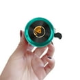 thumbnail image 5 of WIRESTER Green Bicycle Bell Aluminum Alloy Mini Bike Bell With Ring Horn Accessories for Adults Men Women Kids Girls and Boys -Black Cat Meows Records, 5 of 7