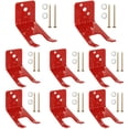 thumbnail image 1 of MUXHEL Support Universel pour Extincteur 8 Pcs, Support Rouge pour Extincteur 5-13 Lb, Montage Mural, Cadre en Acier, 1 of 7