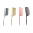 thumbnail image 4 of Peine de cola de dientes finos profesional, portátil, de aluminio, para peluquería, herramientas de peinado para el cuidado del cabello., 4 of 14