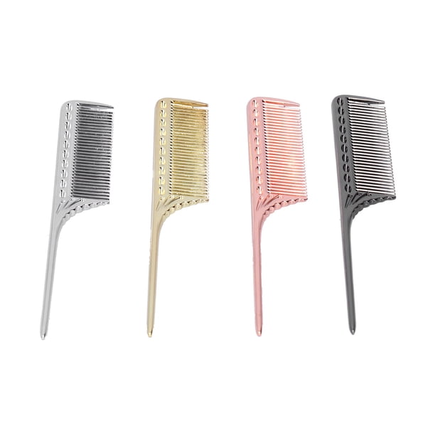 Accesorio de peluquería, peine de cola de dientes finos profesional, peine de cola, herramienta de peinado de barbero, ingeniería de precisión