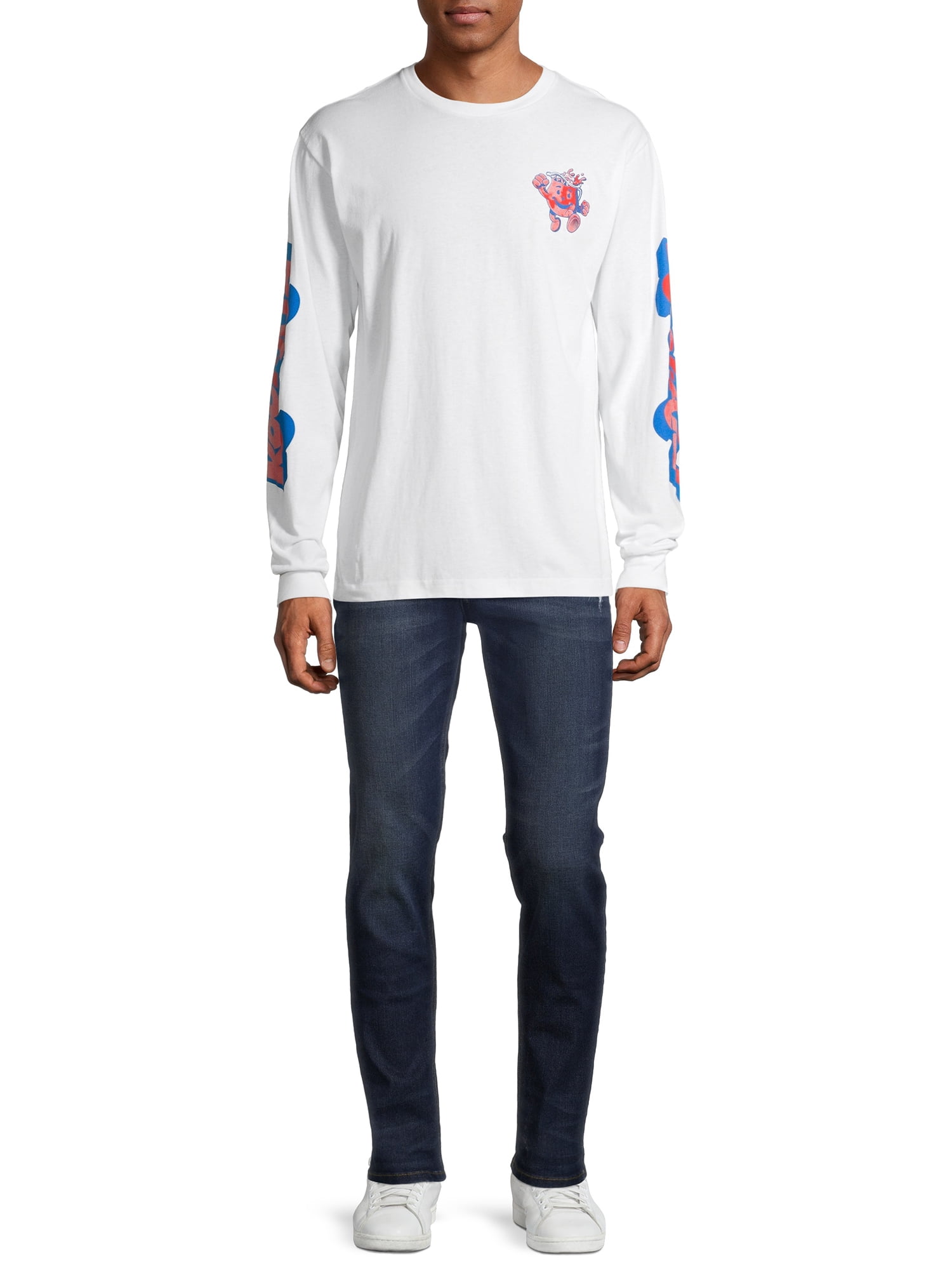 Kool-Aid Long Sleeve Graphic Regular T-Shirt (Men's or Men's Big & Tall) 1 Pack