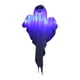 thumbnail image 2 of Colgante de fantasma luminoso - Decoración colgante de Halloween con efecto que brilla en la oscuridad, atrezzo para escenas espeluznantes para decoración de fiestas interiores y exteriores, 2 of 3