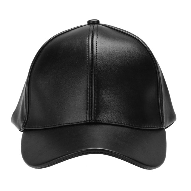Gorra de béisbol de cuero PU FLhrweasw Color sólido unisex