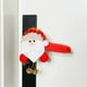 thumbnail image 4 of mfyjkho Funda protectora para manija de puerta navideña con Papá Noel y campanas, de tela, para evitar colisiones, decoración de habitación, 1 paquete, 4 of 6