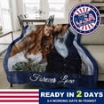 thumbnail image 3 of Custom Blankets with Photos Personalized Couples Gifts Customized Picture Blanket I Love You Gifts Birthday Gift for Wife Husband Girlfriend Boyfriend Blankets, 3 of 5