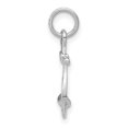thumbnail image 2 of FJC Finejewelers 14k White Gold Solid Polished 3d Anchor Charm, 2 of 6