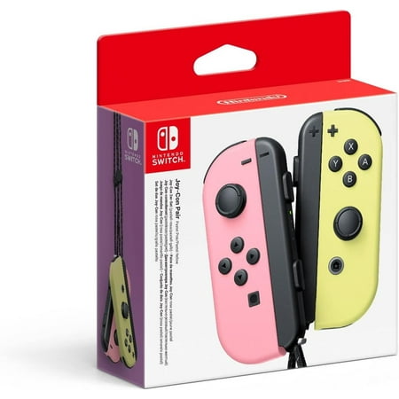 Nintendo Switch Joy-Con (L/R) Controllers Pastel Pink / Pastel Yellow