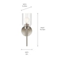 thumbnail image 5 of 55183NI Kichler Lighting Madden - 1 Light Wall Sconce-14.75 Inches Tall and 5 Inches Wide-Brushed Nickel Finish, 5 of 7