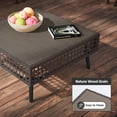 thumbnail image 2 of LAUSAINT HOME 7 Piece Wicker Sectional Outdoor Conversation Sets, Patio Furniture with Gray Cushions, 2 of 11