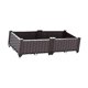 thumbnail image 4 of Recipiente de plantas de cama de jardín , caja de plantador de plantación de plantación fácil de usar fácil de usar para el patio del patio 80cmx40cmx22cm, 4 of 8