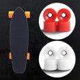thumbnail image 2 of Yuarrent Paquete de 4 ruedas para patineta, ruedas para Longboard, Kits de reparación profesionales, accesorios de repuesto, patinaje para patinar Rojo, 2 of 6