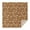 Brown Sun Moon, variant on Cartoon Skull Pattern Square Tablecloth,Waterproof Square Table Cover,Wipeable Spillproof Washable Table Cover for Home Kitchen Party Decor 42"X42"(107x107cm)