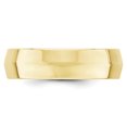 thumbnail image 2 of 10K Yellow Gold 6mm Knife Edge Comfort Fit Band Ring Size 12.5, 2 of 7