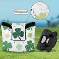 thumbnail image 6 of Haosy Clover with Green Plaid Golf Mallet Putter Cover Strong Magnetic Leather Golf Club Headcover Closure, 6 of 7