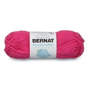 Bernat Handicrafter Cotton Yarn, Hot Pink, 1.75oz(50g), Medium, Cotton