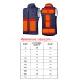 thumbnail image 6 of Unisex Electric Heated Jackets Windproof for Winter Sports Hiking (Blue 4XL), 6 of 7