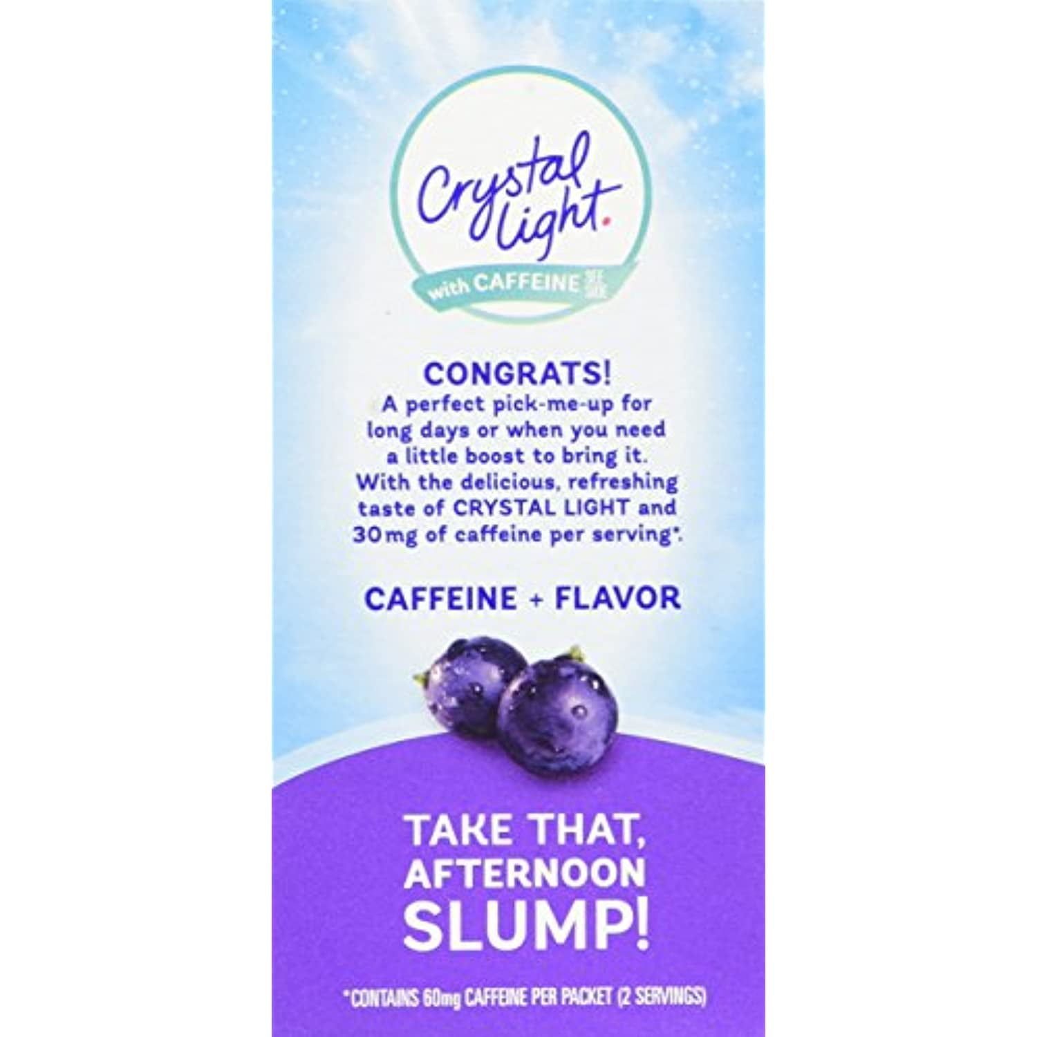 Crystal Light On The Go Energy Grape - Caffeine Energy Releasing, 10-Packet Boxes (Pack Of 4)