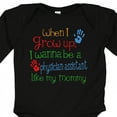 thumbnail image 4 of Inktastic Physician Assistant Like Mommy Boys or Girls Long Sleeve Baby Bodysuit, 4 of 5