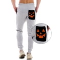 thumbnail image 1 of Awkward Styles Halloween Sweatpants Pumpkin Face Joggers with Pockets, 1 of 1