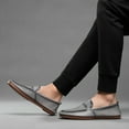 thumbnail image 6 of Men's Casual Loafers Slip On Leather Shoes Lightweight Driving Shoes Moccasins Classic Penny Loafer Flats Boat Shoes, 6 of 10