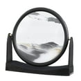 thumbnail image 1 of GUOOL 3D Picture, 360 degree Rotation Desk Creative Ornament Craft Flowing Sand Black, 1 of 7