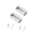 thumbnail image 4 of 2 piezas de estante para especias de refrigerador, soporte para condimentos, estante de almacenamiento de cocina versátil, práctico y profesional para Blanco, 4 of 8