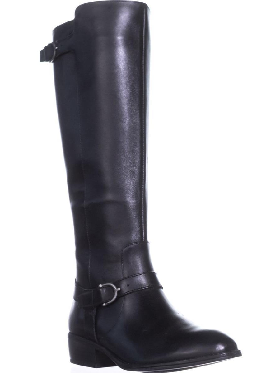 ralph lauren black riding boots