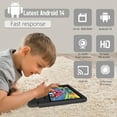 thumbnail image 2 of Kids Tablet 10 Inch, Tablet for Kids Android 14, 8GB+64GB, 8-Core CPU, WiFi 6, Parental Control, 1280*800 HD Display, Dual Cameras, Shockproof Case, Pre-Installed Educational Apps - Black, 2 of 6