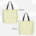 thumbnail image 2 of Easygdp Yellow Lemon Leaves Bolsa Tote para Mujer, Bolso de Hombro para Trabajo, Playa, Viajes, Compras y Supermercado, 2 of 7