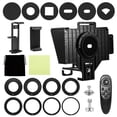 thumbnail image 1 of Yeacher Mobile Phone DSLR Teleprompter With Remote Control Phone and Tablet Holder Large Screen HD Display Portable for Live Streaming Video Recording, 1 of 8