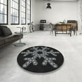 thumbnail image 3 of Ahgly Company Indoor Rectangle Patterned Black Novelty Area Rugs, 7' x 10', 3 of 6