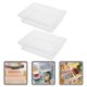 thumbnail image 3 of 2pcs Food Storage Boxes Crisper Boxes Food Container Kitchen Storage Box for Home, 3 of 4