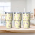 thumbnail image 2 of 20OZ Unicorn Coffee Tumbler with Ergonomic Handle and Straw Double Wall Stainless Steel Insulated Cup Travel Mug Ideal Gifts for Women Mom Friends on Birthday Christmas Thanksgiving, 2 of 6