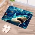 thumbnail image 5 of Shark Elegant Polyester Indoor Rug, Non-Slip Chair Rug, Machine Washable Floor Rugs, 5 of 6