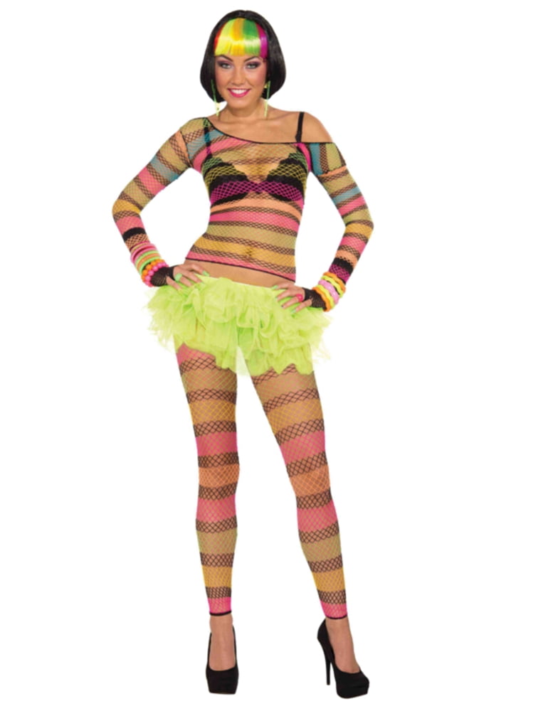 RAINBOW FISHNET LEGGINGS - Walmart.com