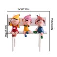 thumbnail image 2 of Resina Hear No See No Speak No Cute Doll Estatua Adornos Hogar Escritorio Estante Decoración Regalo matsuzay HA039319-00, 2 of 6