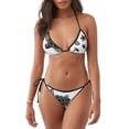 thumbnail image 1 of Fotbe Family Of Sea Turtles Traje de Baño para Mujer de Dos Piezas – Bikini Sexy de Tirantes Tipo Halter con Diseño Triangular, 1 of 6
