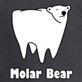 thumbnail image 3 of CafePress - Molar Bear Polar Tooth Bear Long Sleeve T Shirt - Long Sleeve Dark T-Shirt, 3 of 4