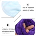 thumbnail image 3 of RomaMX 4 piezas mujeres grandes de microfibra para el cabello Scrunchies secador de pelo banda de felpa lazos elásticos, 3 of 7