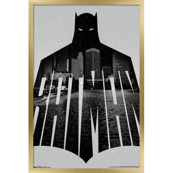 DC Comics - Batman - Text Wall Poster, 14.725" x 22.375", Framed